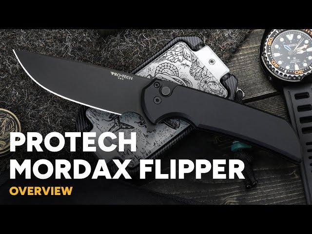 Protech Mordax - Button Lock Flipper Knife Overview