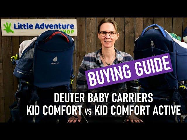 Comparison: Deuter Kid Comfort vs Deuter Kid Comfort Active