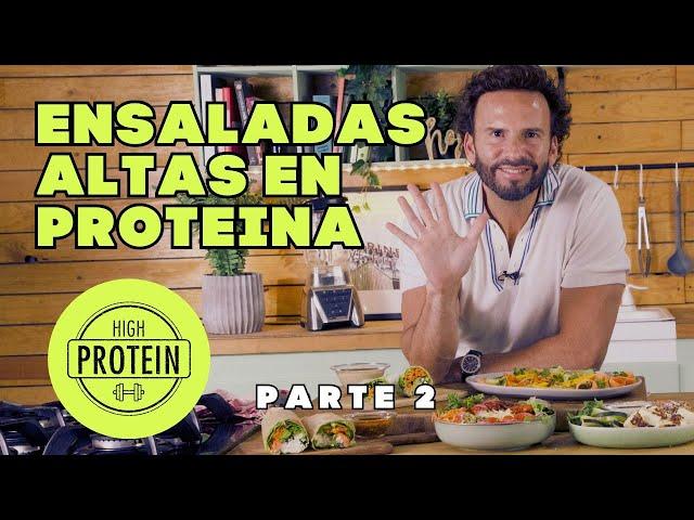 Las más fáciles Ensaladas ALTAS EN PROTEÍNA - parte 2