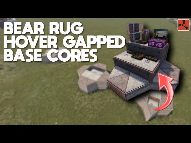 RUST - BEAR RUG Invisible Pixelgap TC / Base Cores