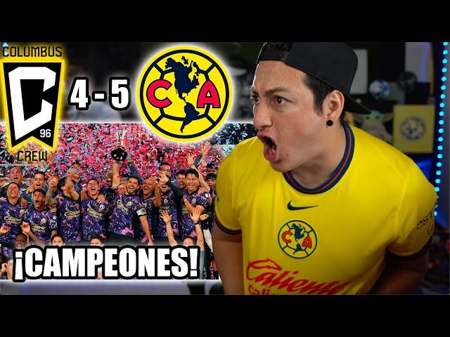 ¡AMÉRICA CAMPEÓN! - Reacciones Columbus Crew 1(4)-(5) 1 América