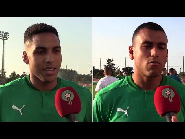 Abdelhamid Sabiri and Walid Cheddira first appearance the national team 