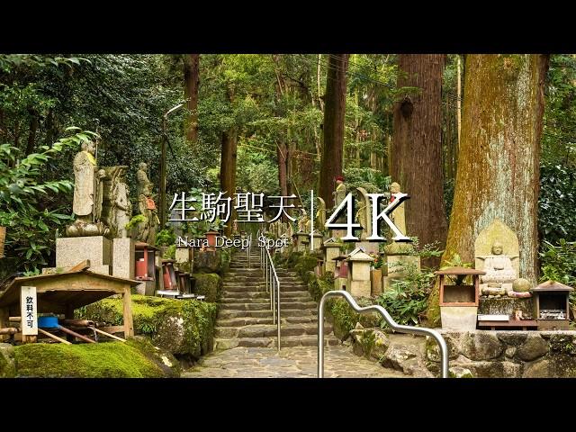 [Deep spot in Nara] Visit Ikoma Shinchi and Hozanji Temple - JAPAN in 4K