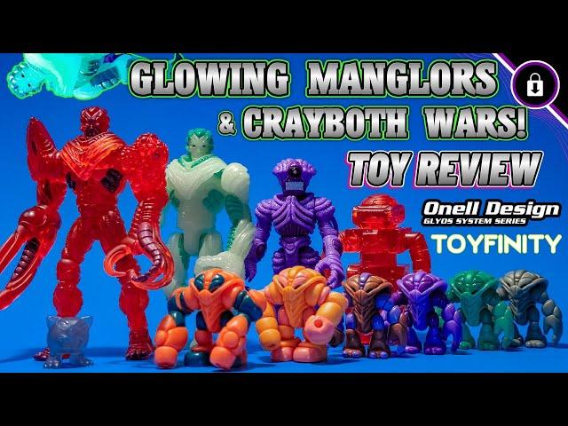 Crayboth War! & Glowing Manglors!! | Onell Design & Toyfinity NEW DROPS!! - GLYOS Toy Review