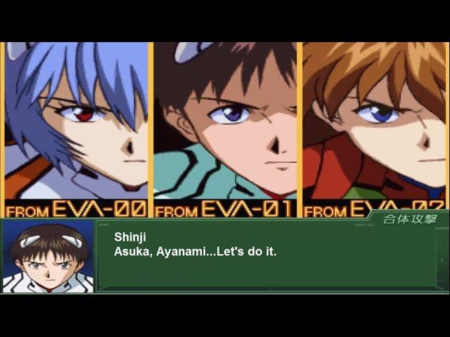 Super Robot Wars Alpha 3 - Evangelion Unit-01 All Attacks (English Subs)