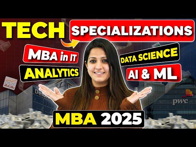 Top 5 MBA Tech SpecializationsBest MBA Course IT Specializations#mba #mbaspecialization #viral