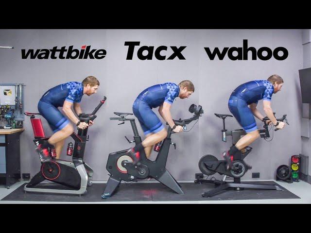 Indoor Smart Bike Showdown: Wahoo KICKR Bike vs Tacx NEO Bike vs Wattbike Atom