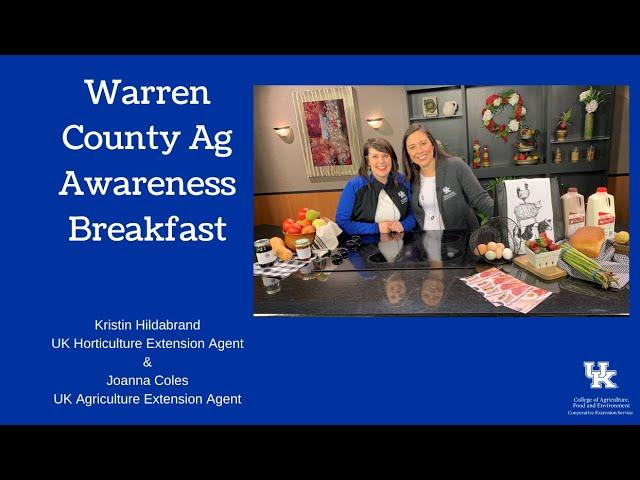 Warren County Ag Awareness Breakfast