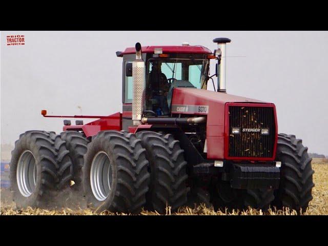 Case IH 9370 STEIGER Tractor Working on Fall Tillage