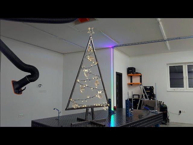 Christmas special. Welding a Christmas tree on the GPPH PLUS welding table