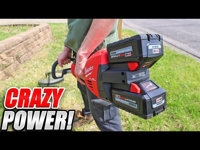 Upgrade Your Yard Game: Milwaukee FUEL M18 Dual Battery Trimmer Unleashed!