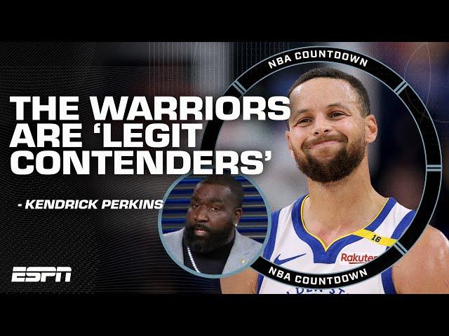 'LEGIT TITLE CONTENDERS' ️ Perk has high praise for the Warriors | NBA Countdown