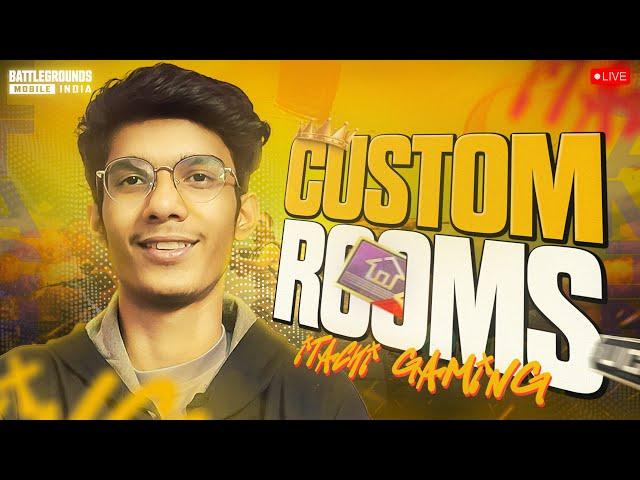 BGMI LIVE CUSTOM ROOM | RP AND UC GIVEAWAY EVERY MATCH | CHANNEL MEMBERSHIP IS ON!