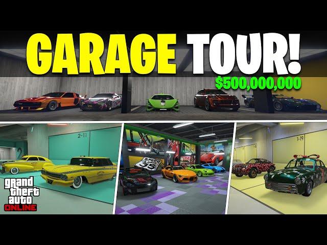 GARAGE TOUR! Inside My $500,000,000 GTA Online Car Collection