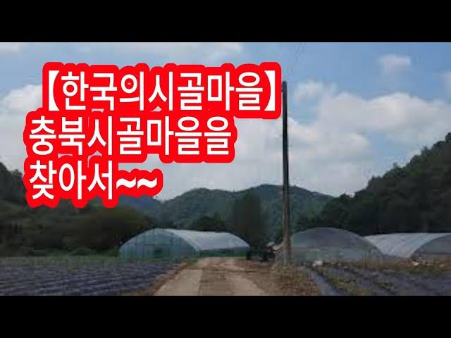 【한국의시골마을】 충북의시골마을 찾아서~~