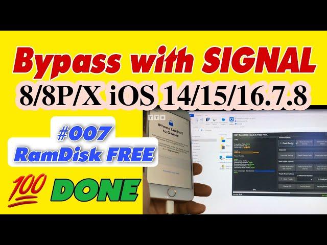 [FREE] iCloud Bypass With SIGNAL | iPhone 8/8P/X Unavailable | New Way Enter PWNED 1Click #vienthyhG