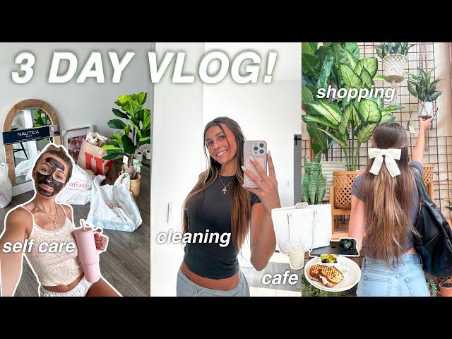 72 hours in my life living alone VLOG | cleaning, organizing, self care, shopping, cafe