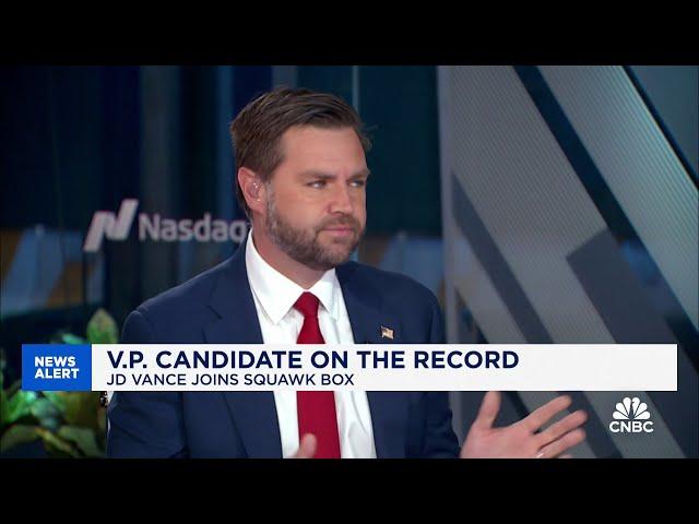 JD Vance on tariffs and taxes