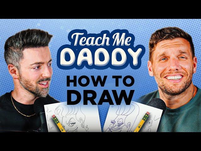 How To Draw Disney Character Ursula | Teach Me Daddy w Matteo Lane & Chris Distefano - ep 5