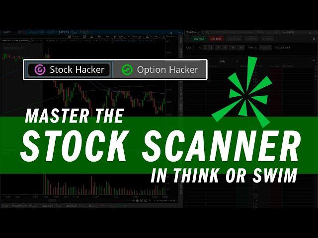 Master the Think or Swim (ToS) Stock Scanner | Trading Tutorials