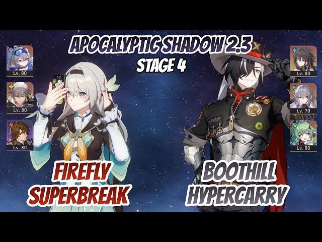 Firefly SB x SW & Boothill HyperBreak Apocalyptic Shadow Stage 4 (3 Stars) | Honkai Star Rail