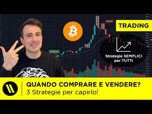 BITCOIN: 3 STRATEGIE PRATICHE (e SEMPLICI) per sapere QUANDO COMPRARE E VENDERE