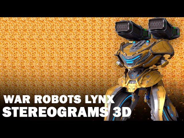 War Robots Lynx | 3D stereograms | Relaxing video for the eyes after work, school or video games