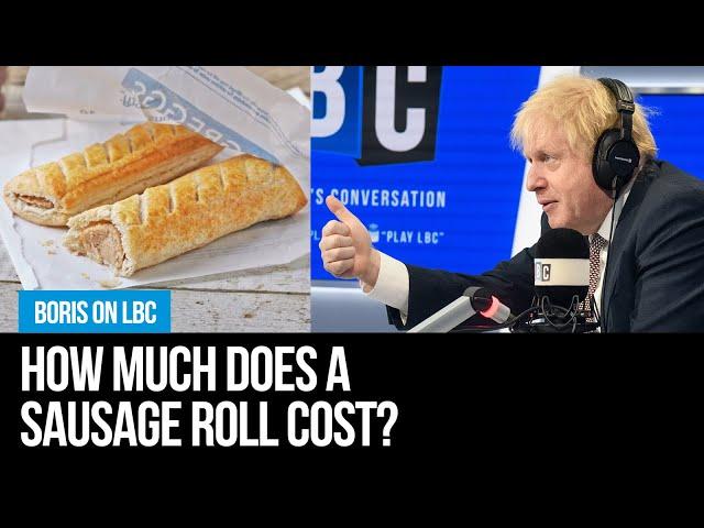 Boris Johnson asked how much does a Greggs sausage roll cost?