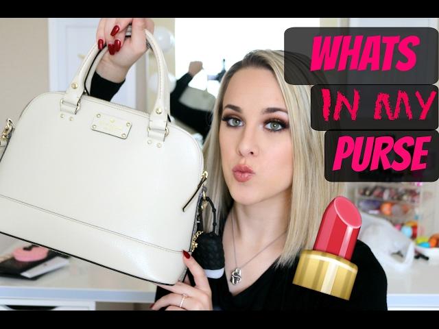 Whats In My Kate Spade Purse 2017 | TaylorAnnn