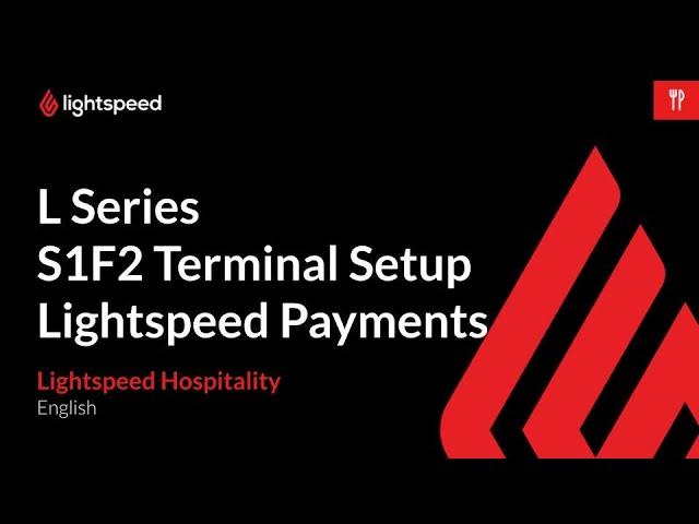 S1F2 Payment Terminal Setup