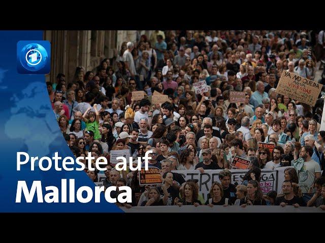 Proteste gegen Massentourismus auf Mallorca