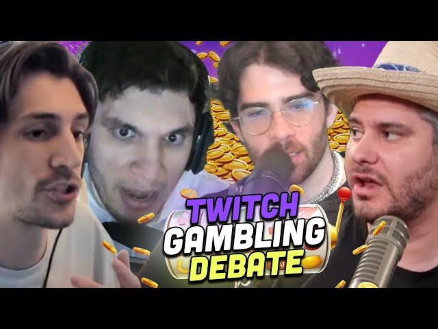 The Twitch Gambling Debate ft. xQc, Train & Hasan