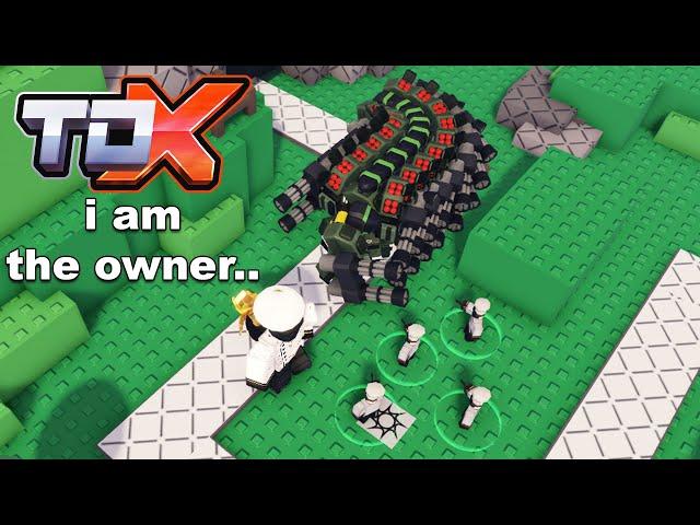 ADMIN ABUSING in Tower Defense X.. | ROBLOX