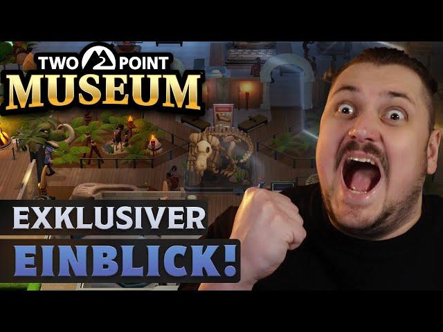 Exklusives Gameplay! Wir dürfen Two Point Museum spielen!!!