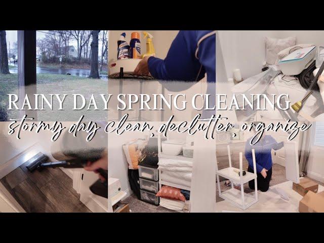 RAINY DAY EXTREME SPRING CLEAN, DECLUTTER, + ORGANIZE WITH ME 2024