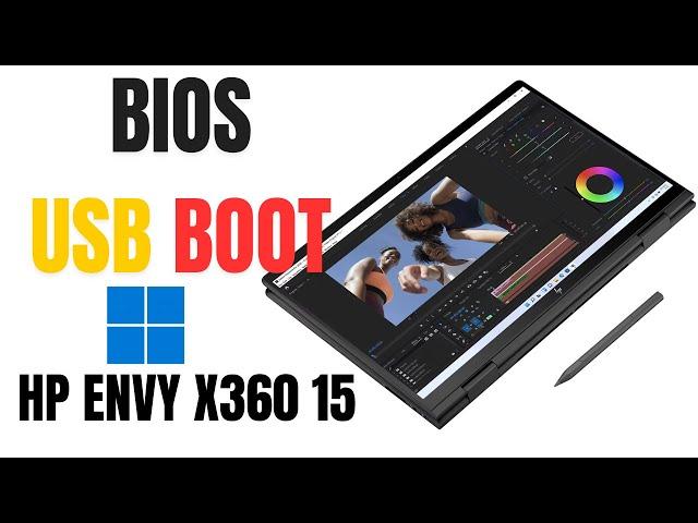 BIOS and Windows 11 Reinstallation On HP Envy x360 2 in 1 15-ey0xxx