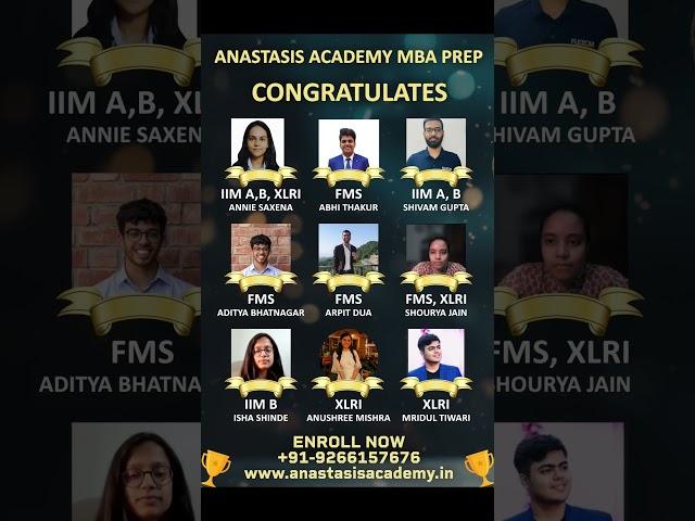 MBA Results week|Many more posts to come|Join Anastasis Academy for CAT 2025 Prep|CAT|XAT|NMAT|SNAP