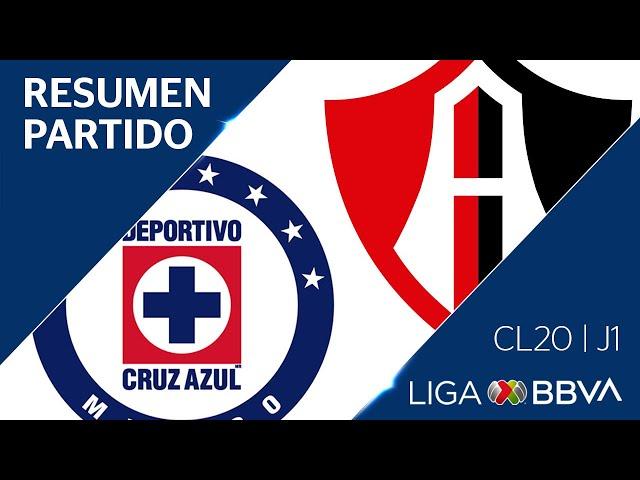 Resumen y Goles | Cruz Azul vs Atlas | Jornada 1 - Clausura 2020 | Liga BBVA MX