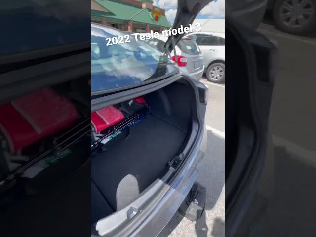 Tesla model 3 hidden compartments