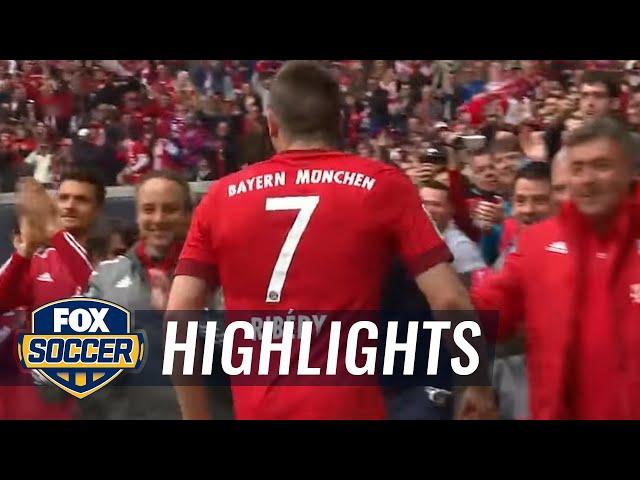 Ribery buries it with stunning bicycle kick against Frankfurt | 2015–16 Bundesliga Highlights