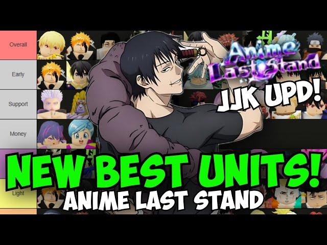New Best Units & Tier List in Anime Last Stand! (JJK Update)