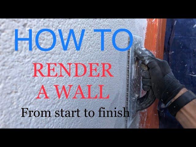 How to render a wall - plastering guru - complete beginners guide