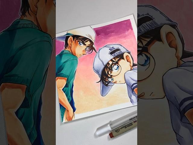 명탐정코난 하인성&코난 드로잉 #shorts #detectiveconan