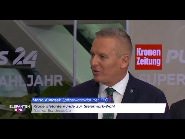 Elefantenrunde der Kronen Zeitung und von PULS 24 | 20. November 2024