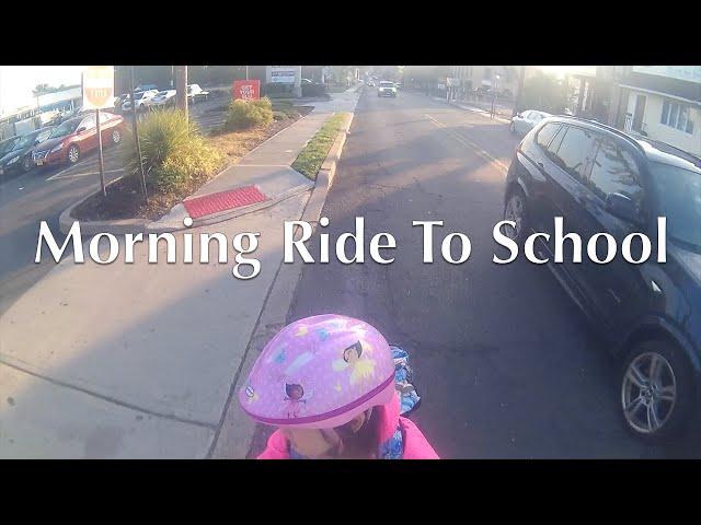 Bobike Morning Ride To School