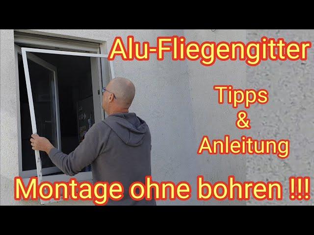 Insektenschutz-Fenster ohne bohren - DIY-ANLEITUNG: Fliegengitter, Mückenschutz, Mosquito-Netz