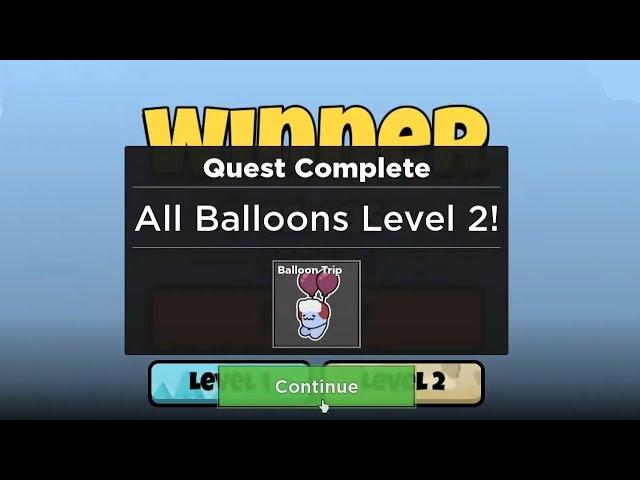 Obtaining All 85 Balloons in Level 2 of the Egg of the Stormy Sky - Tower Heroes