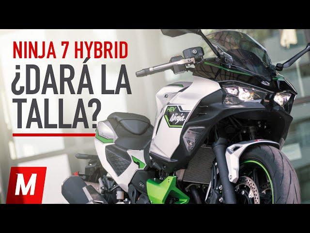 Prueba a fondo Kawasaki NINJA 7 HYBRID + Reto CROM RIDE 2024