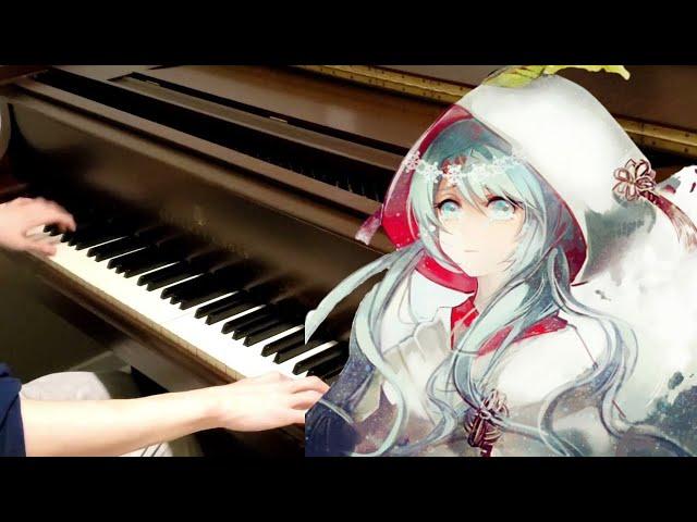 n-buna - Toumei Elegy (透明エレジー) | Original Piano Cover