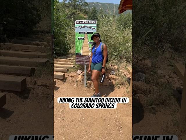 Hiking the Manitou incline in Colorado Springs. Would you ever do this? #Manitou #hiking #colorado